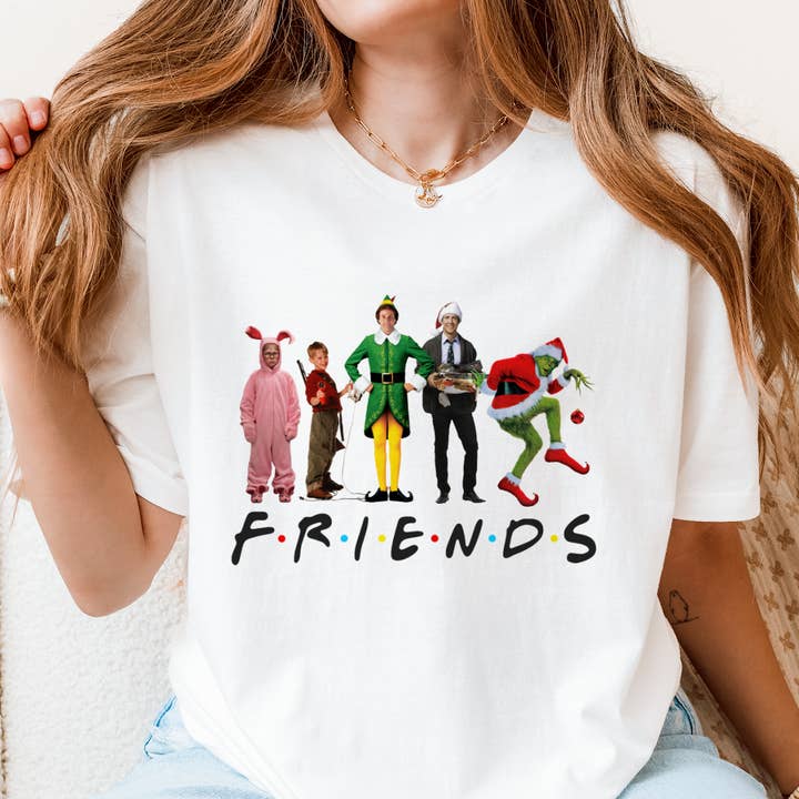 Friends Graphic t-shirt voor wholesale door Urban Edge Co.