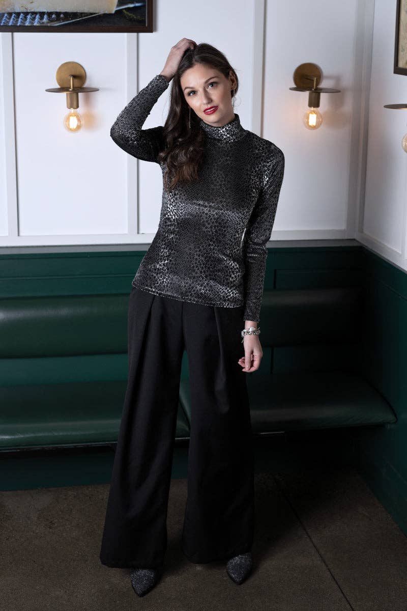 Rachel Walters Collection - Wholesale Knit Top - Women's - Silja Top Snake7