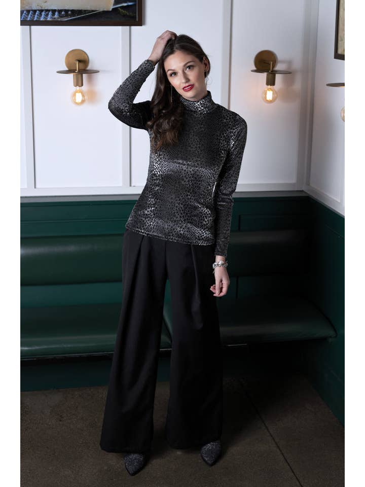 Rachel Walters Collection - Wholesale Knit Top - Women's - Silja Top Snake7