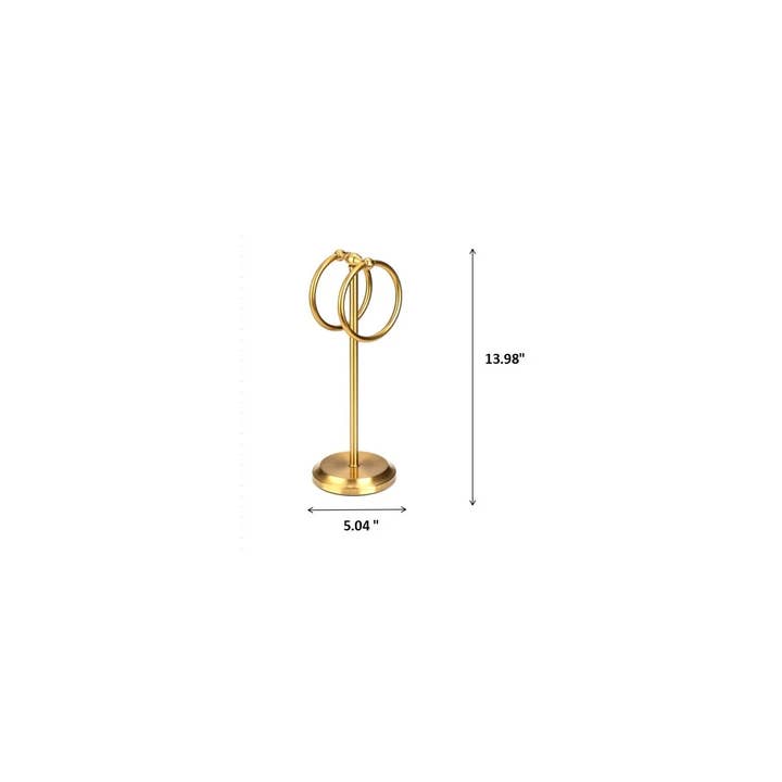 J&V TEXTILES - Wholesale Towel Holder/Hanger - Classical Double Ring Design Fingertip Towel Holder10
