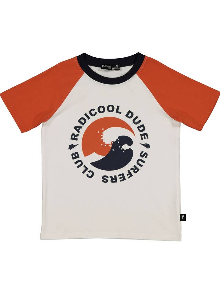 Camiseta de surfista vintage RD1420 para venta al por mayor de Radicool Kids