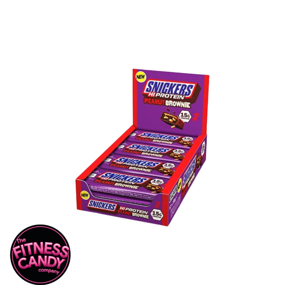 The Fitness Candy Company - Vendita all'ingrosso Barrette - SNICKERS HI PROTEIN Barretta Proteica al Burro di Arachidi e Brownie