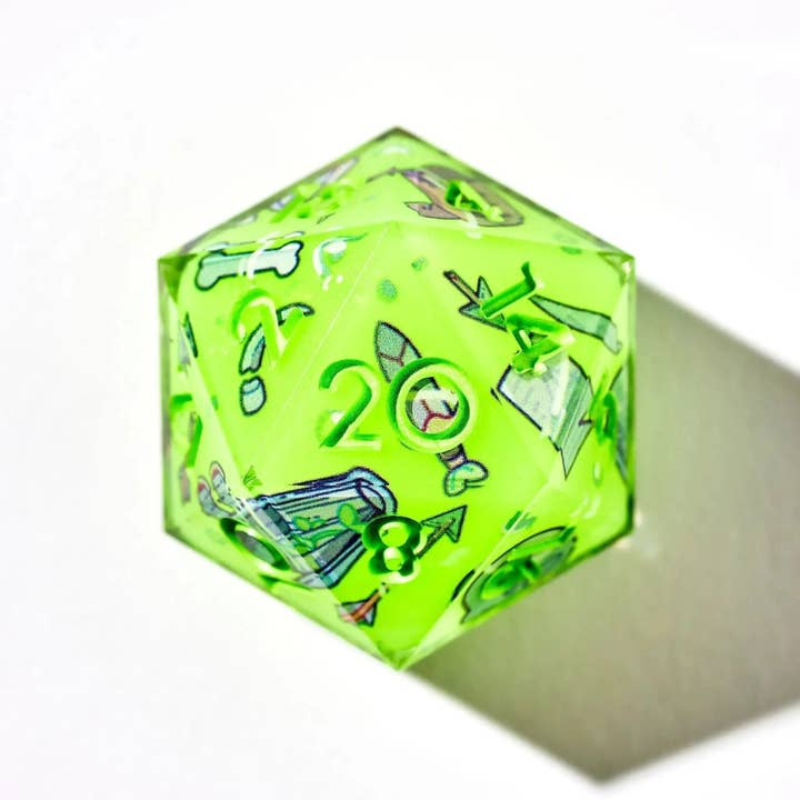 Dispel Dice - Wholesale Dice - Death By Ooze 7-Piece Iconic Dice Set