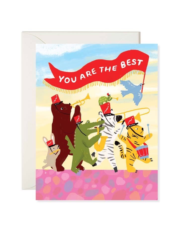 You’re The Best Parade Greeting Card – Encouragement Card for wholesale by Karen Schipper
