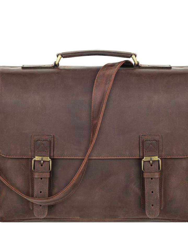 Leather Messenger Bag for wholesale by Trowik