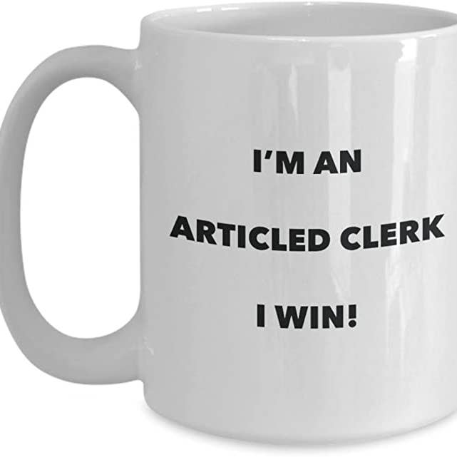 CustomHappy - Wholesale Coffee Mug - Articled Clerk Coffee Mug, I'm an Articled Clerk I win!1