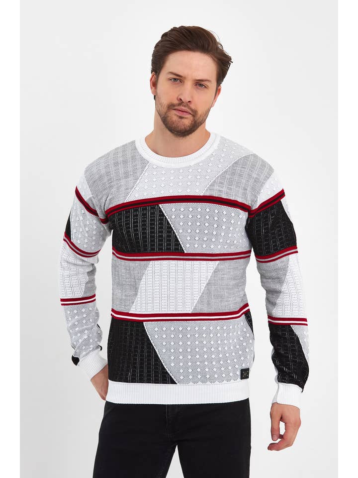 JU GROUP - Venta al por mayor Jersey de punto - Hombre - SUÉTER 52331-CLUB JU PARA HOMBRE