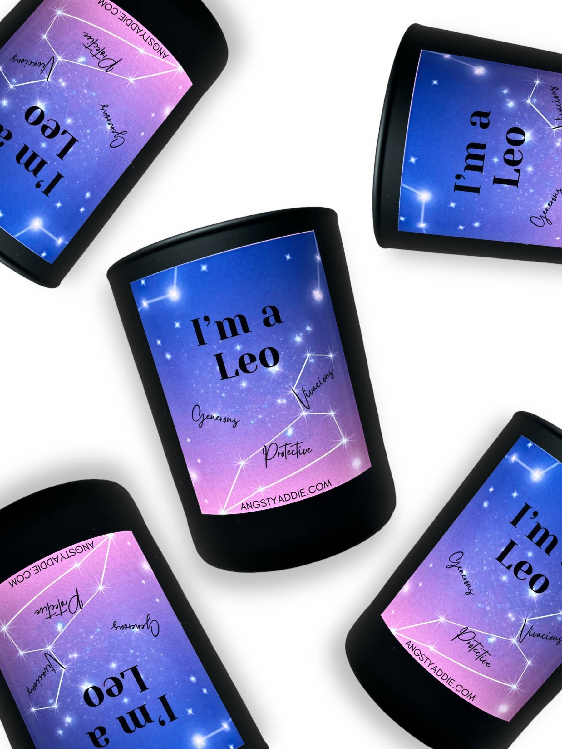 Angsty Addie - Wholesale Jar/Filled Candle - Zodiac Collection Sampler- 12 pack!8