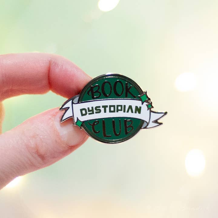 Dystopian Book Club Enamel Pin for wholesale by Brio + Brandish