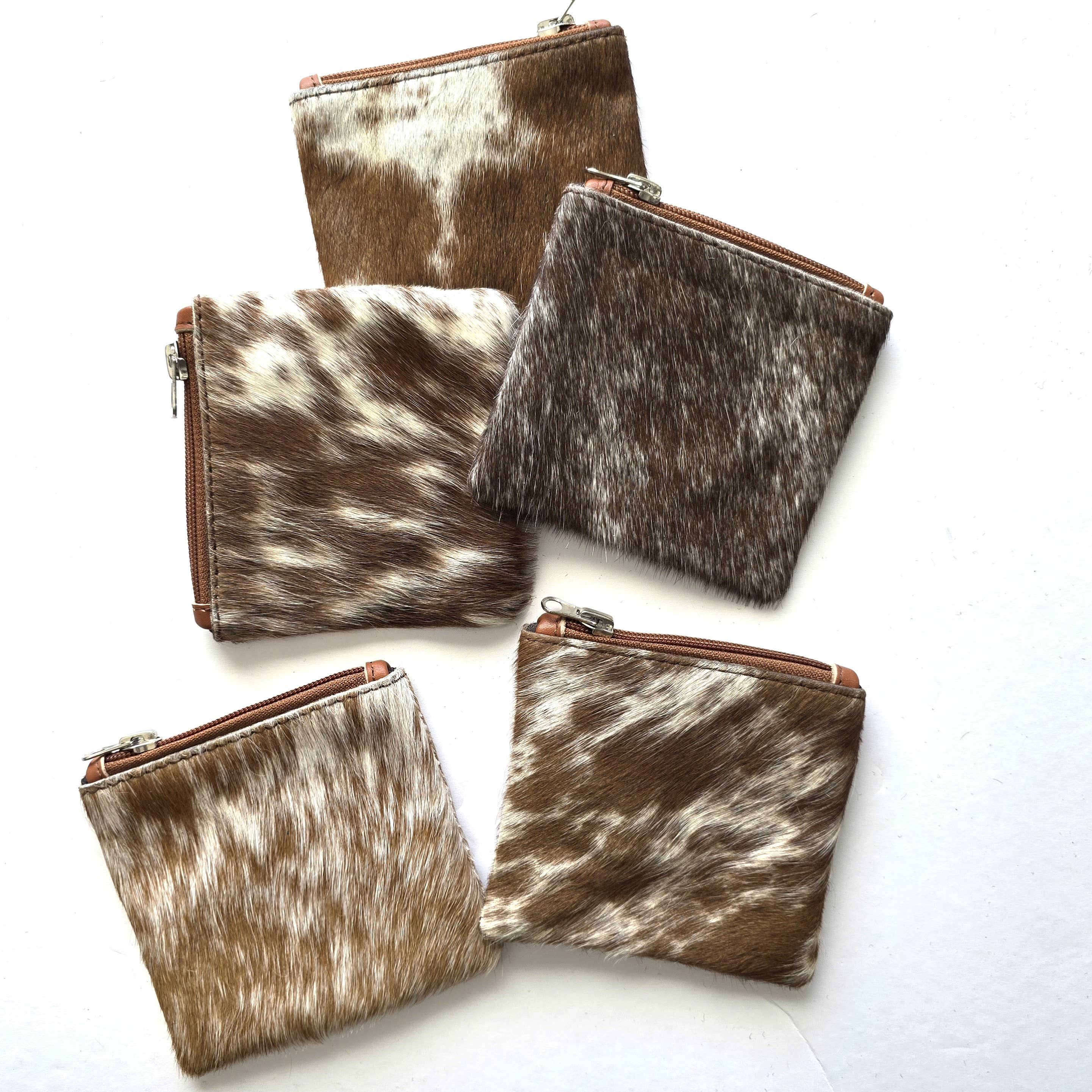 Ranchers Closet - Wholesale Wallet - Unisex - Genuine Hair-On Cowhide Keychain Wallet – Card & Coin Purse1