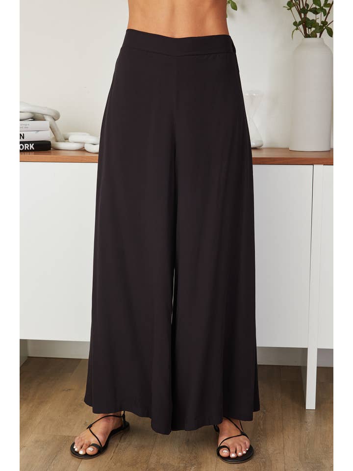 MILIO MILANO - Wholesale Pants - Women's - ELASTIC WAIST WIDE LEG PANT (824140)4