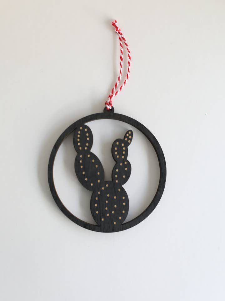 Ornamento Cacto Preto por atacado de Citizen Home Decor