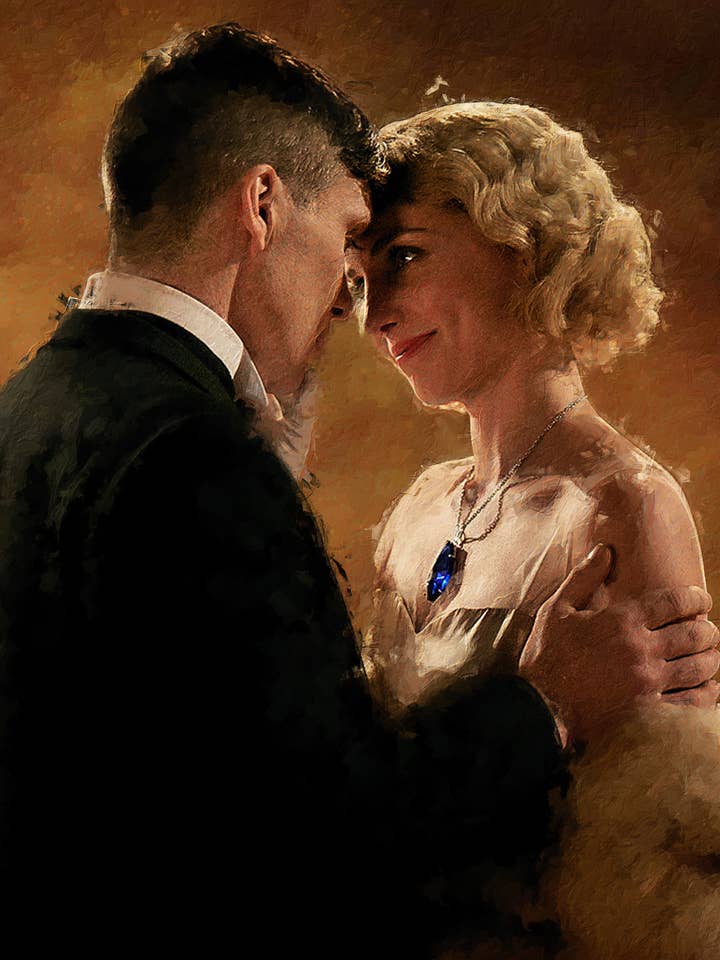 Panneau mural en métal P.B Tommy & Grace Shelby No.1 10x8" pour la vente par The Shizzle Print Co