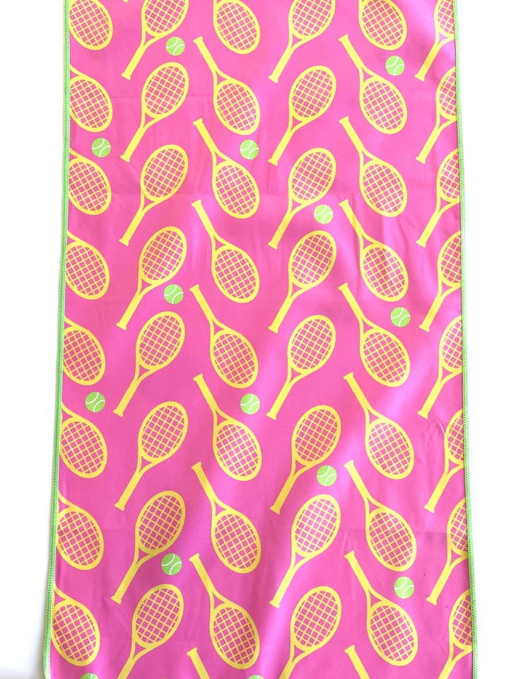 Tennis Towel, In the Pink for wholesale by Clutch Towels