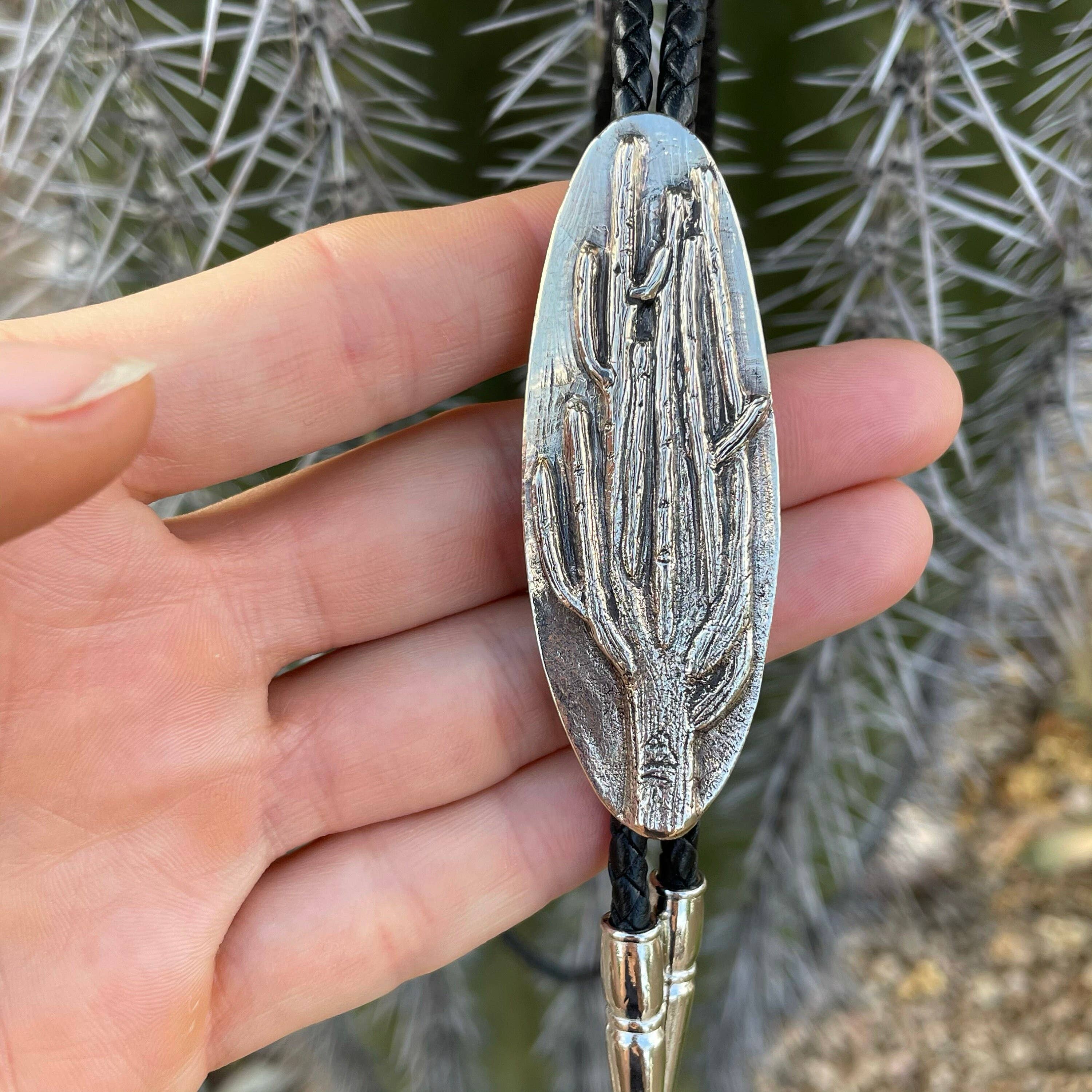 HELIOTROPE - Wholesale Woven Necklace - Saguaro Pantera Bolo Tie1