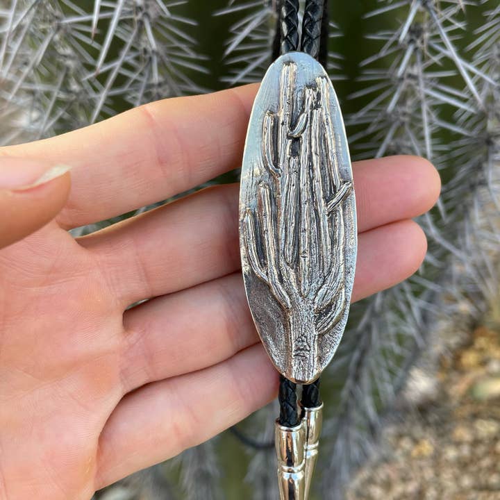 HELIOTROPE - Wholesale Woven Necklace - Saguaro Pantera Bolo Tie1