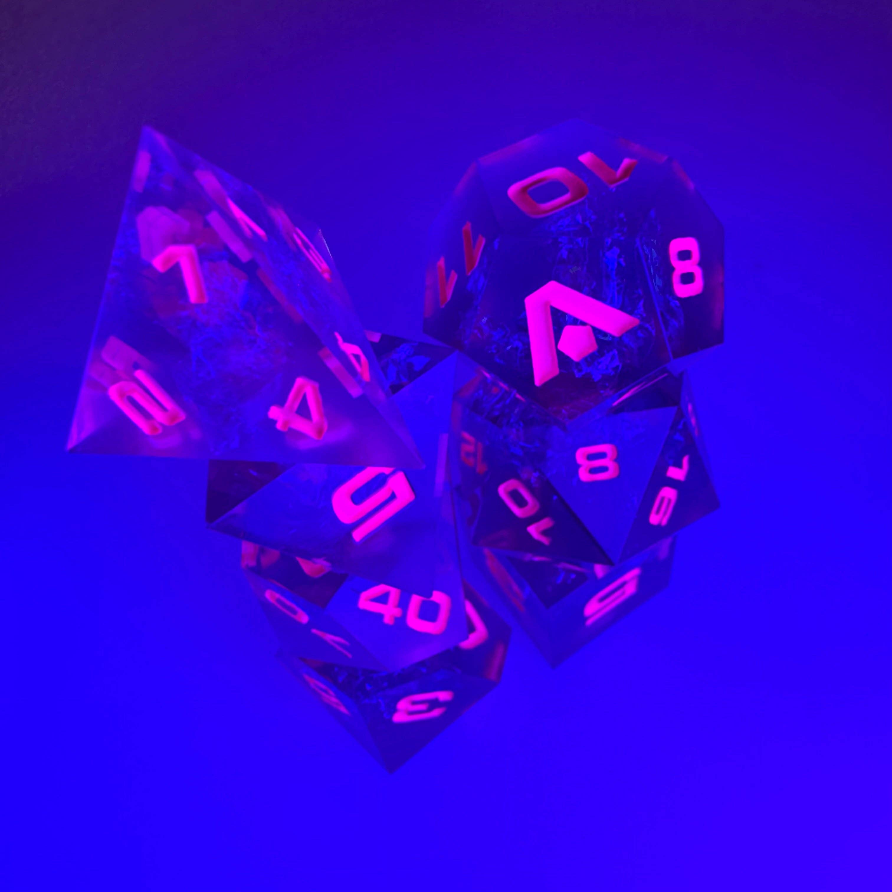 Aether Objects - Wholesale Dice - Spellwave 7-Piece Resin Dice Set8