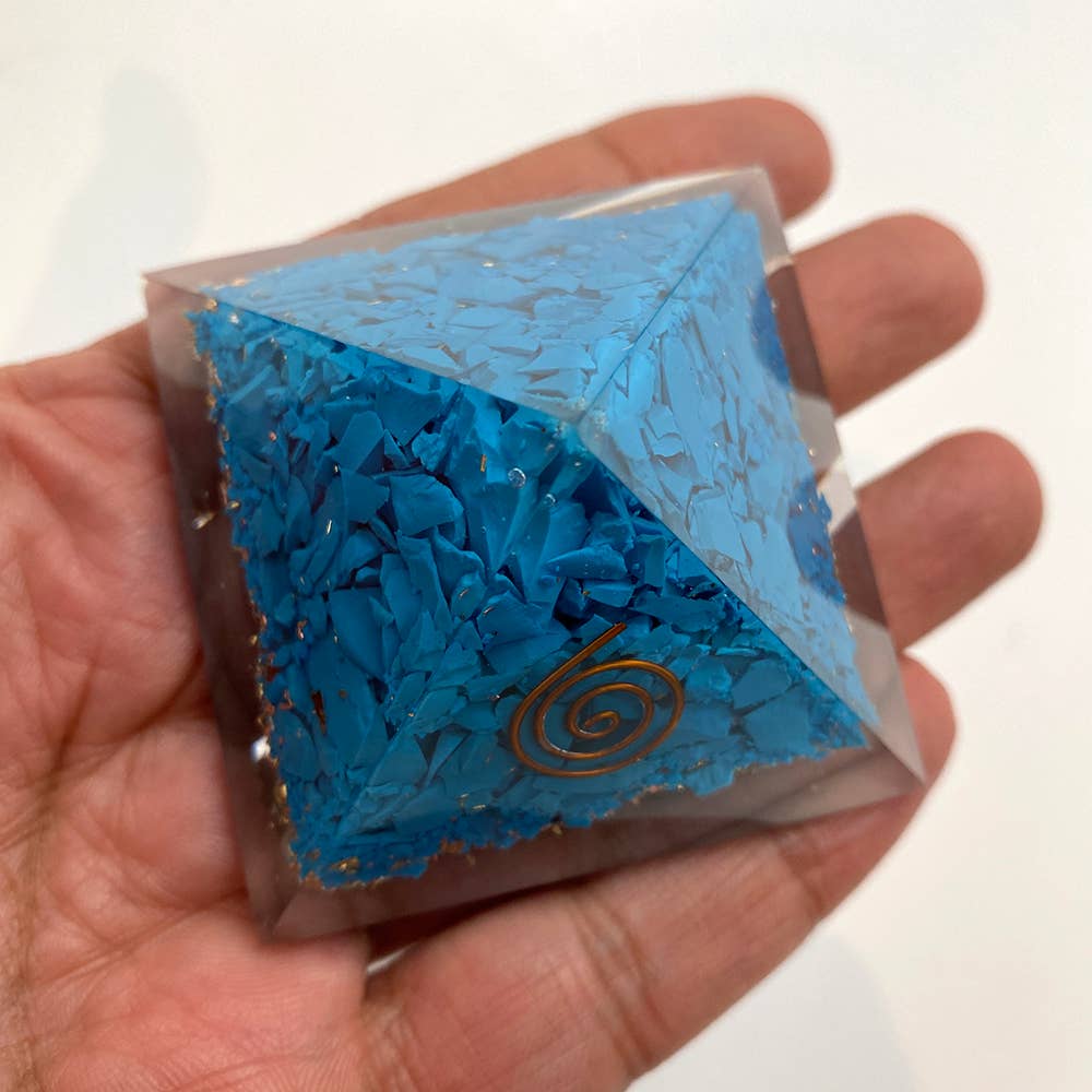 VIE - Wholesale Spiritual Stone/Crystal - Orgone Reiki Healing Pyramid, 5.5cm11