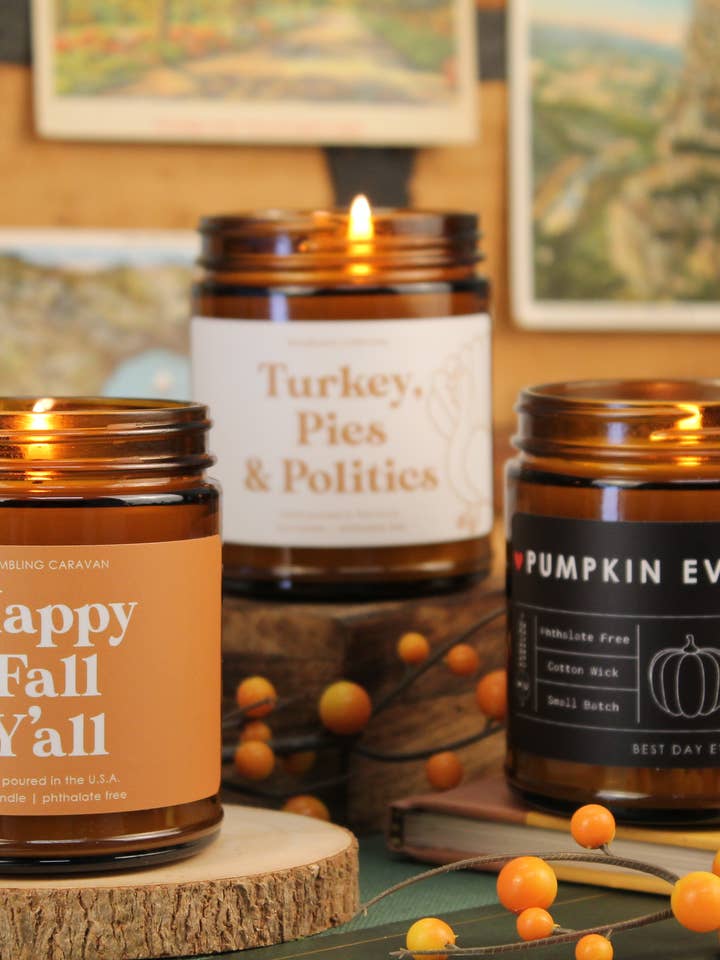 Pumpkin Everything Candle for wholesale by Rambling Caravan