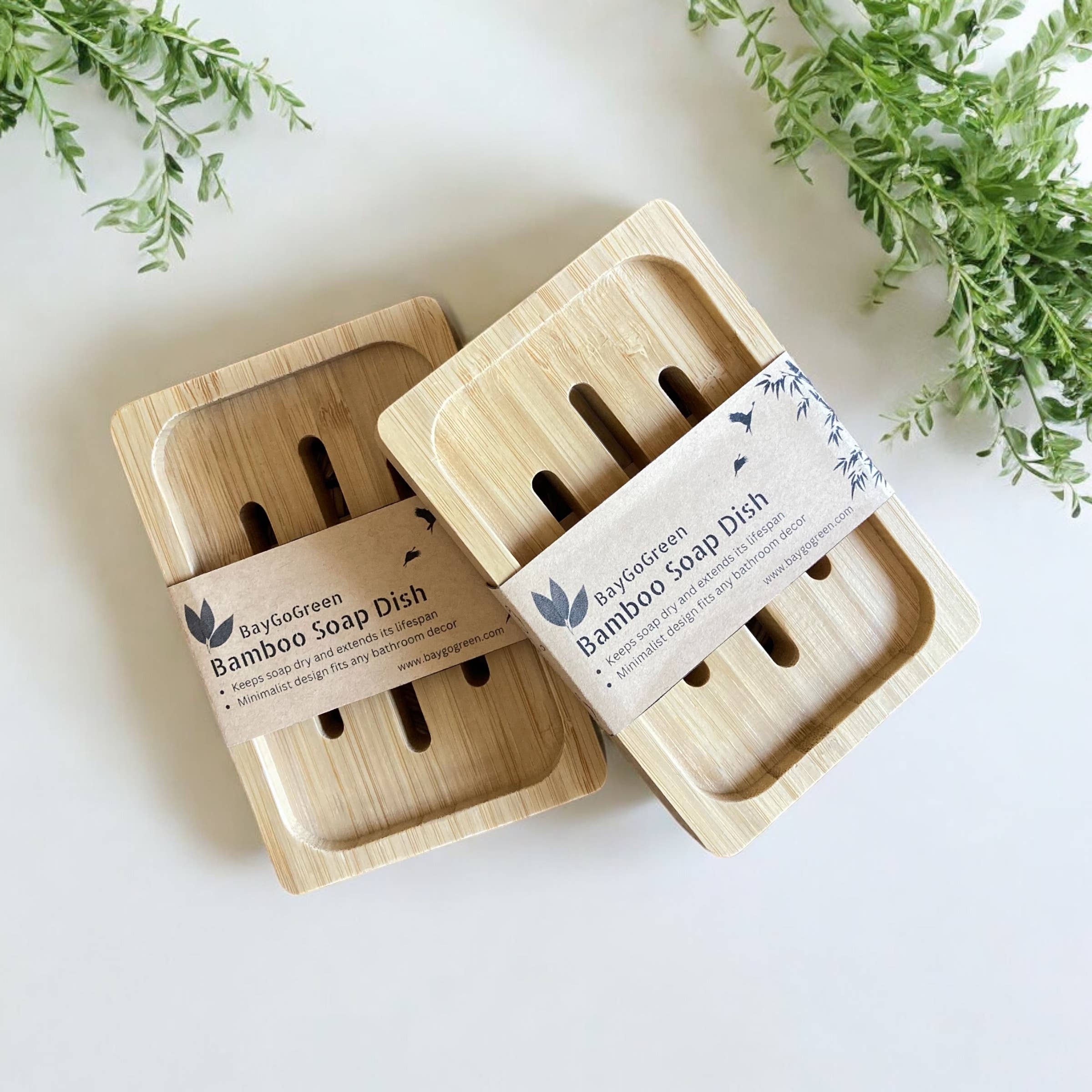 BayGoGreen - Wholesale Bath Soap Dish - Bamboo Soap Dish0