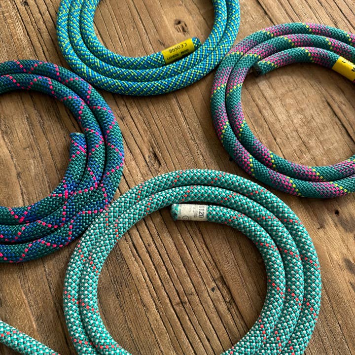 Upcycled Adventure - Wholesale Pet Leash - Dog - Assorted Recycled Professional Climbing Rope Dog Leashes6
