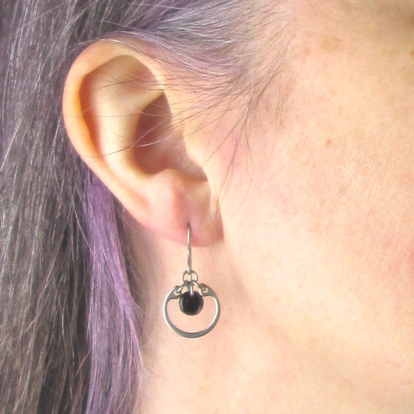 Wraptillion - Wholesale Dangle Earrings - Small Circle Earrings1