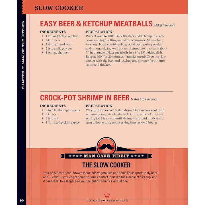 Fox Chapel Publishing - Wholesale Cookbooks & Food - Cooking for the Man Cave, 2nd Edition3