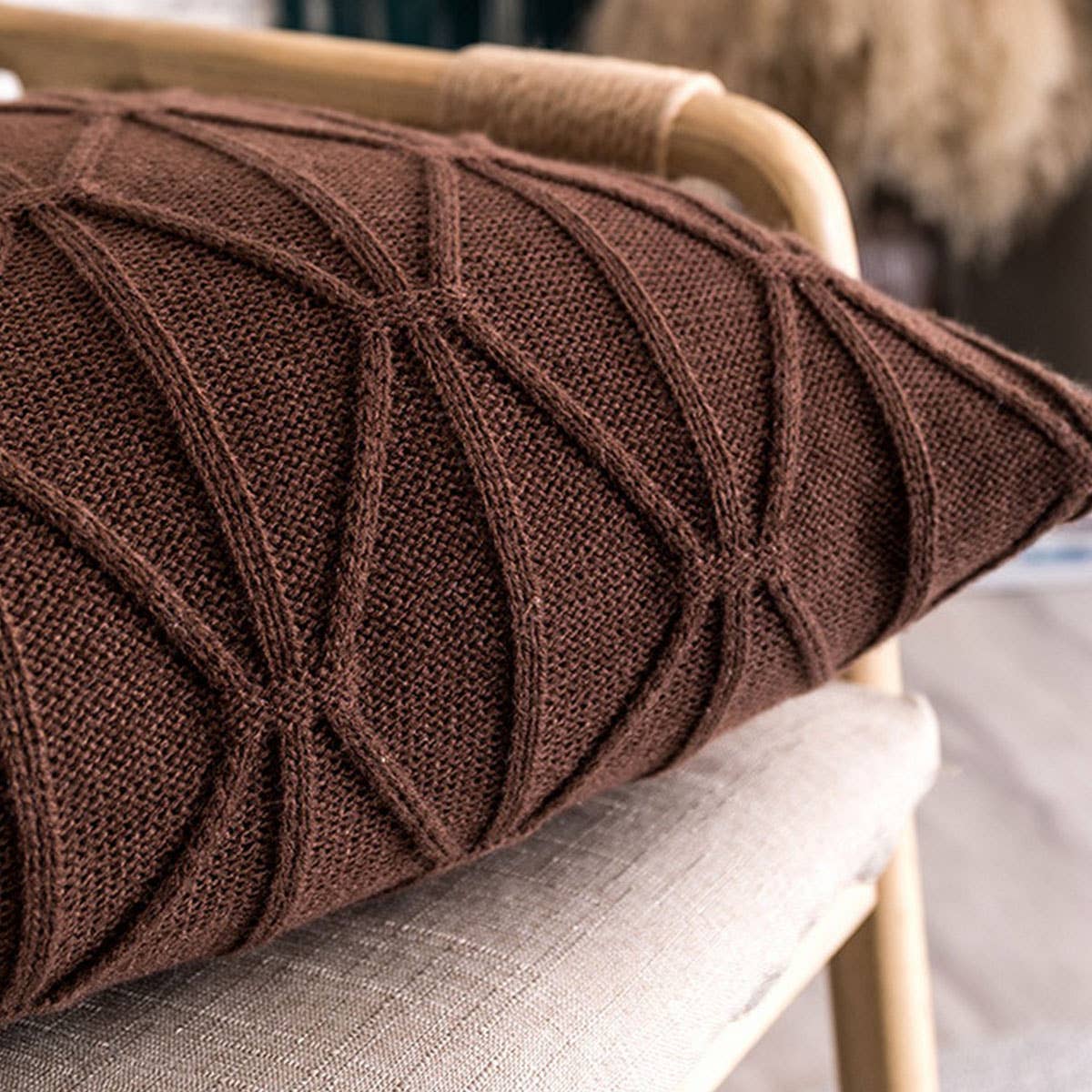 ACCITY - Wholesale Throw/Decorative Pillow - NEW SIMPLE KNOT PILLOW COMFORTABLE THROW PILLOW_CWMM23724