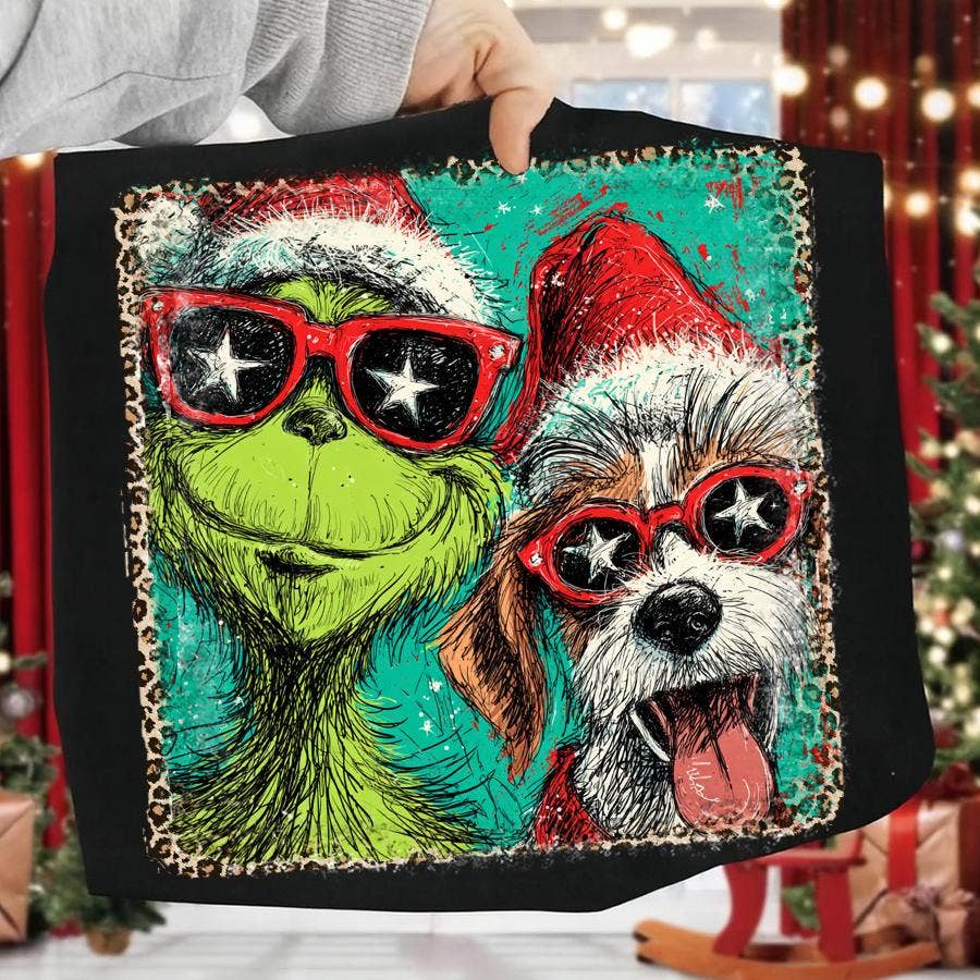 DLT Ecommerce - Wholesale T-Shirt (Graphic) - Women's - Preppy Grichmas Christmas Shirt, Christmas Movie Sweatshirt1