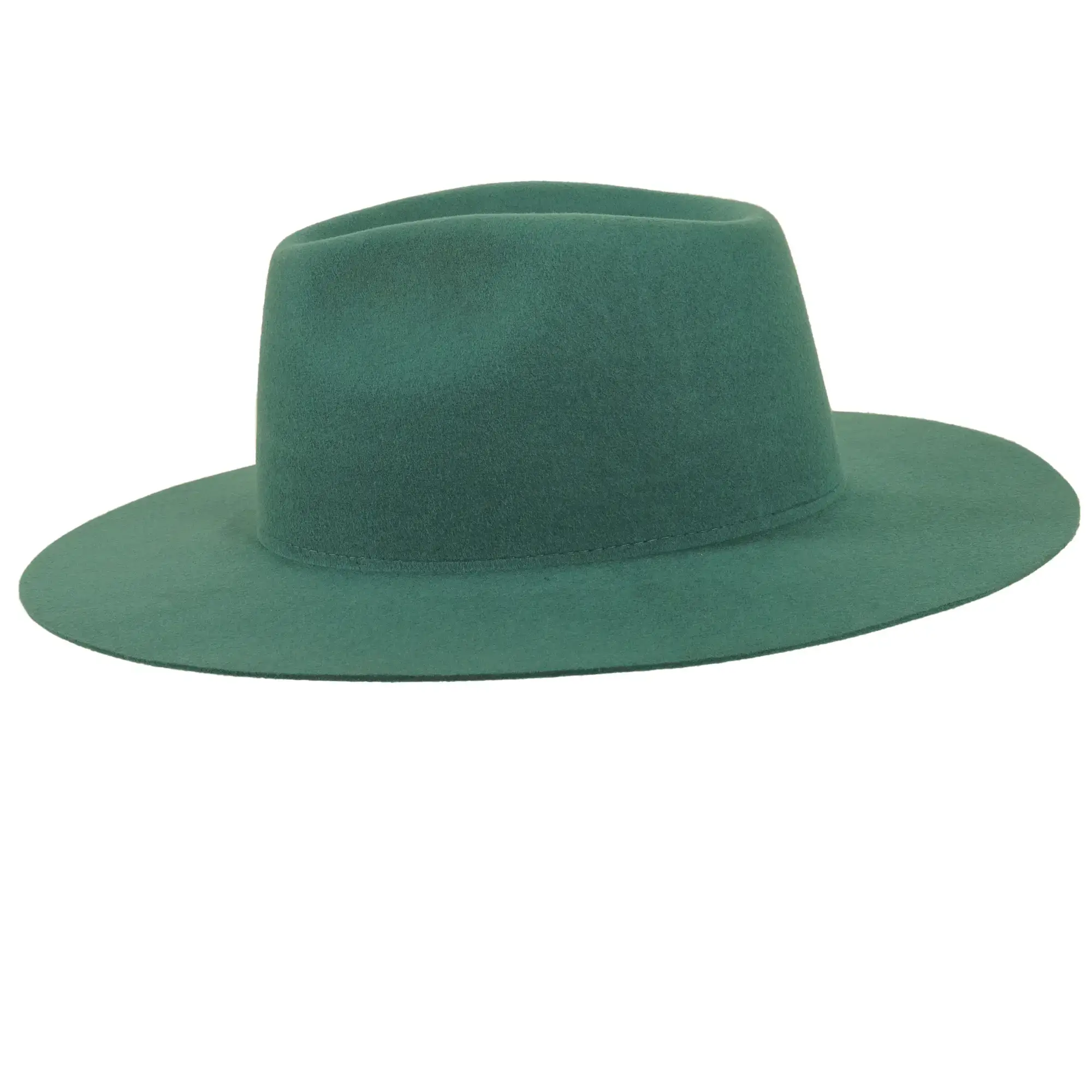 American Hat Makers - Wholesale Fedora - Uniseks - 100% wollen vilten hoed met platte rand - Stijl Rancher22