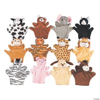 Fun Express - Wholesale Puppet - Kids & Baby - VELOUR HAND PUPPETS WITH ARMS AND LEGS