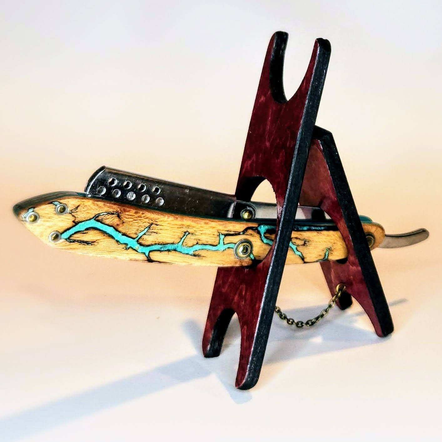 Roosevelt Grooming Company - Wholesale Razor Stand - Men's - Display Stand for Shaving Brush & Razor8