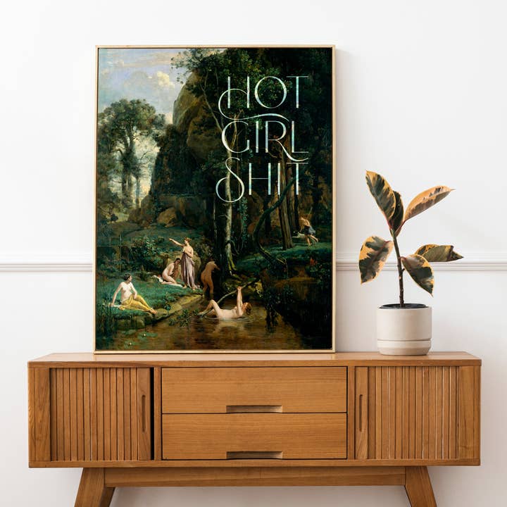 Typeset Studio - Wholesale Art Print - Hot Girl Shit Altered Classic Art Print