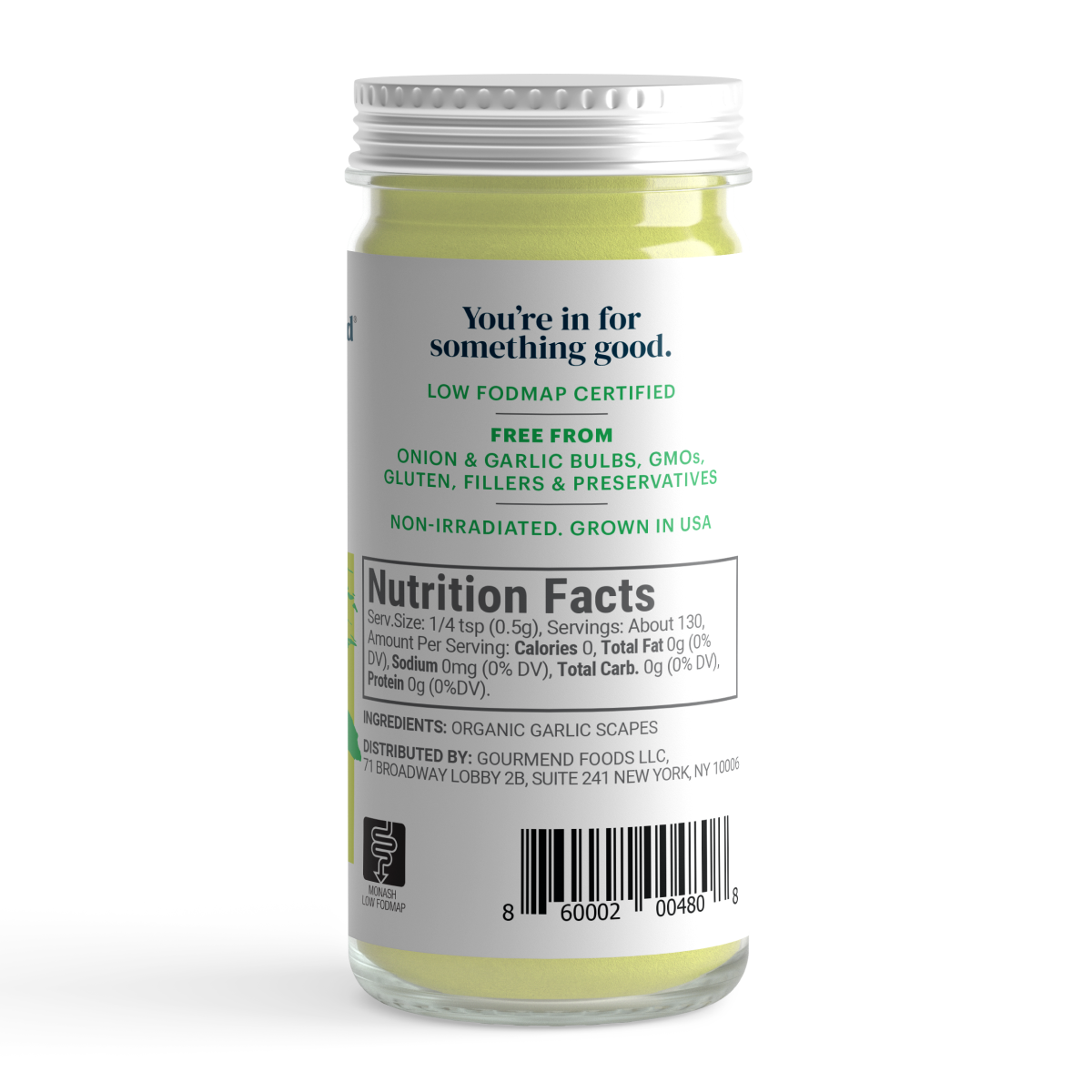 Gourmend Foods – Mistura de especiarias secas por atacado – Pó de Talos de Alho (Biológico, Baixo FODMAP, Origem Única)3