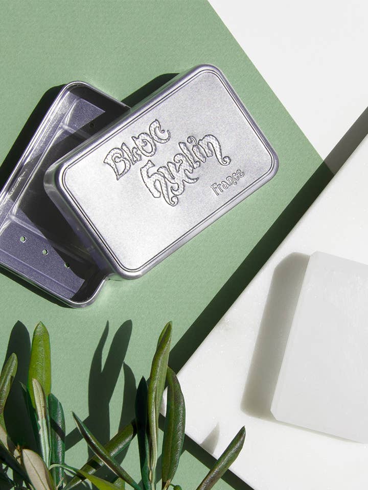 Boîte en métal pour Bloc Hyalin pour la vente par Feret Parfumeur - Distributed by Scents of Europe