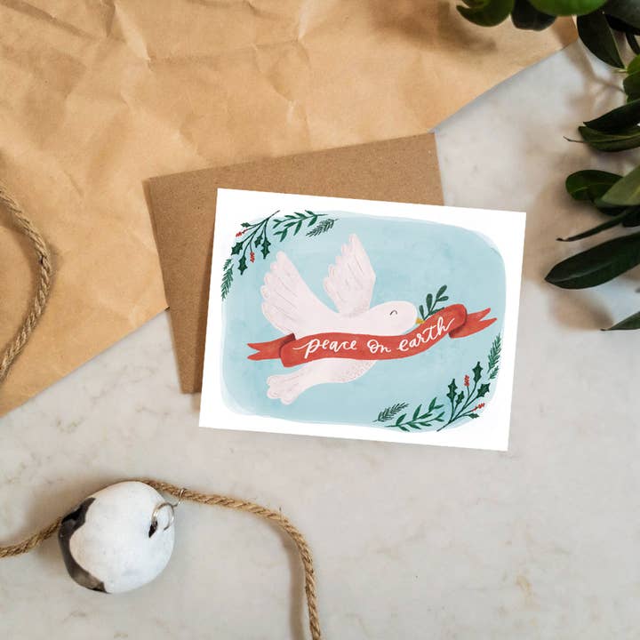 Vrede op aarde, duif voor wholesale door Clara Cecilia Design