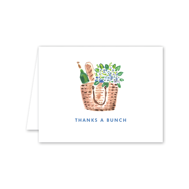 Dogwood Hill - Wholesale Thank You Card - Nantucket Hydrangeas Thank You0