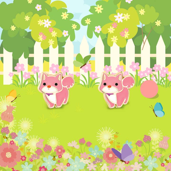 Charmanter Corgi | Süße Ohrstecker für Kinder für den Großhandel von Girl Nation