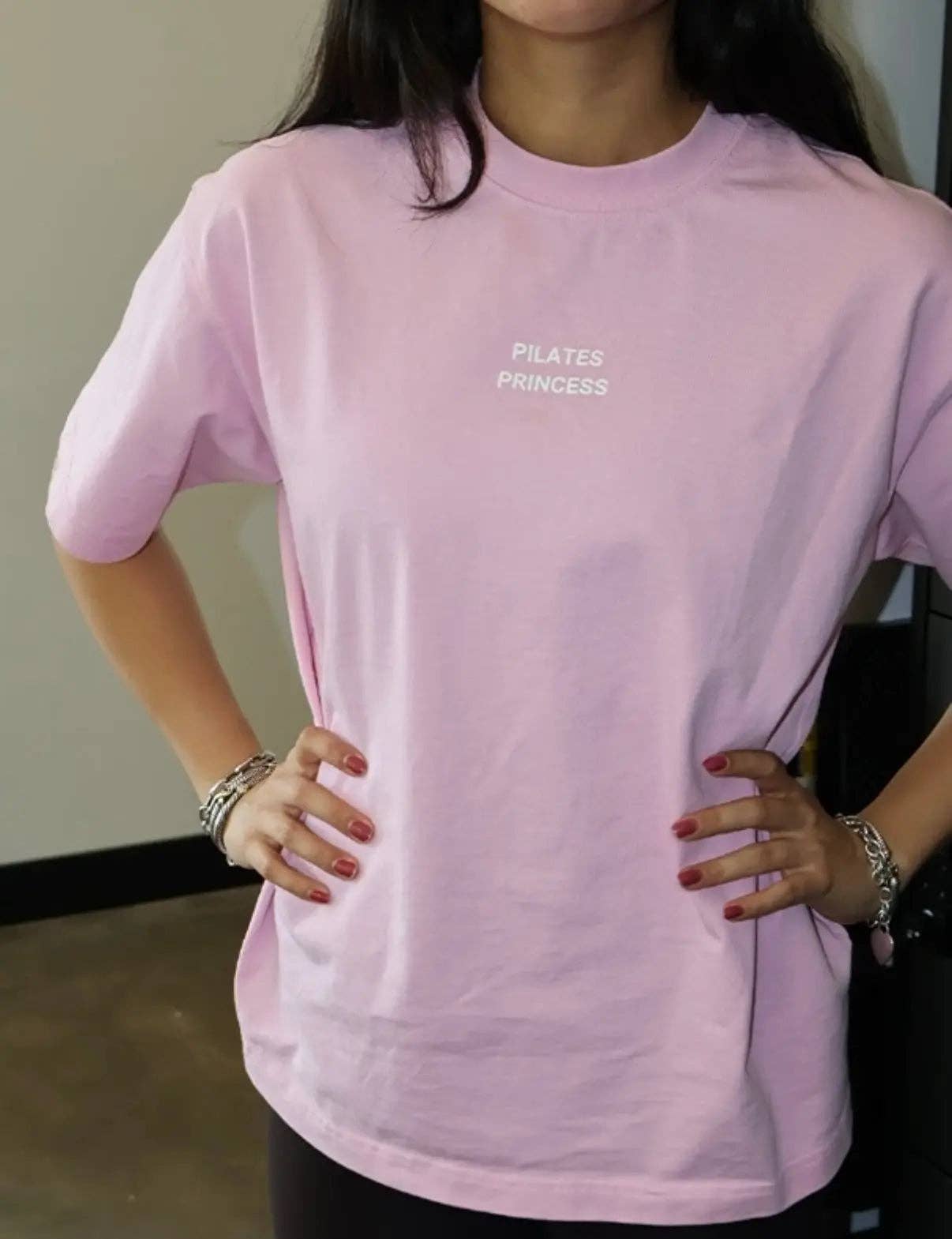 Pilabarre - Vente Chemise – femme - T-shirt Pilates Princess rose clair3