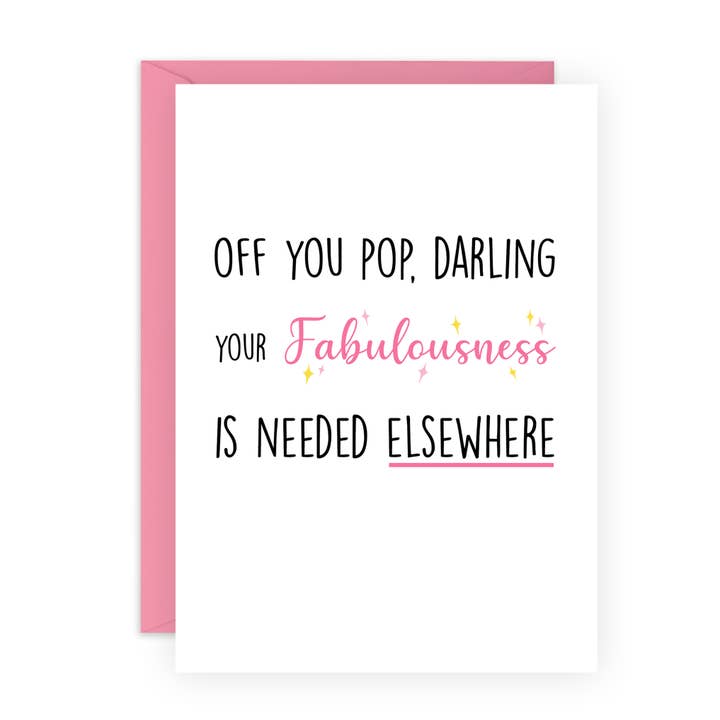 AFSTED MED DIG NYT JOB Sjovt Afskedskort til Hende for engroshandel hos Central 23 Cards