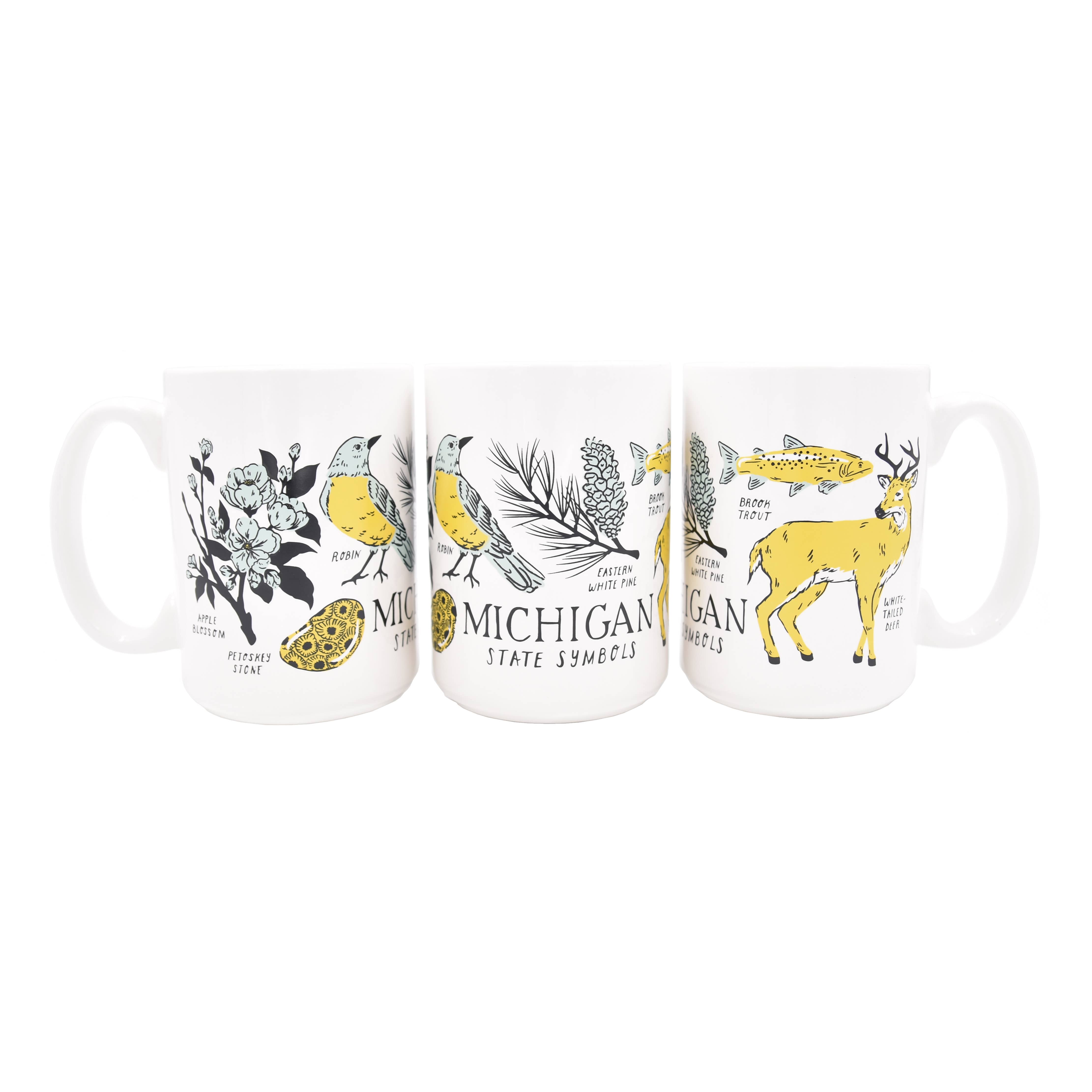 City Bird - Wholesale Coffee Mug - Michigan State Symbols Mug0