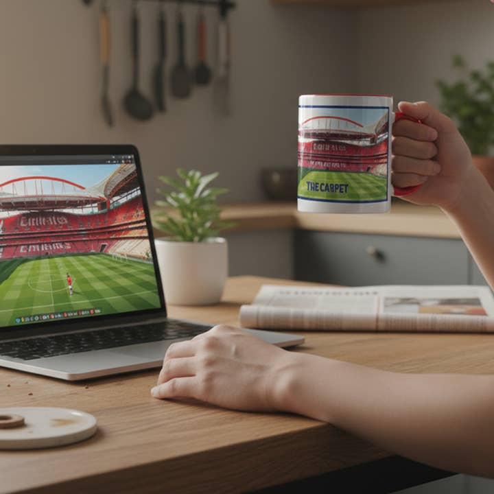 SmartyPants - Wholesale Coffee/Tea Cup - The Carpet Heritage Mug – Arsenal Football Fan Gift 2