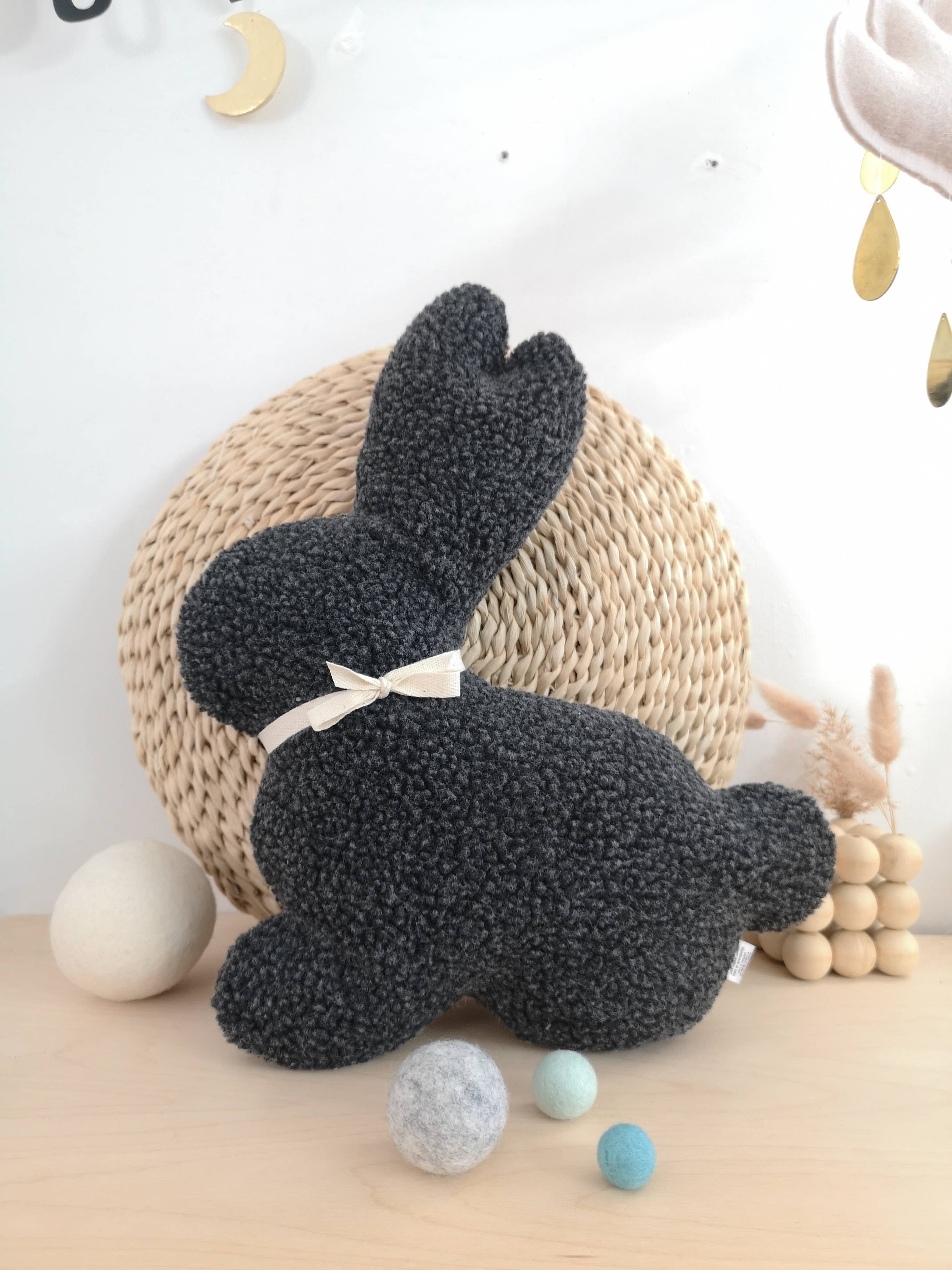 The Butter Flying - Vente Coussin décoratif - Coussin Lapin de Pâques - 4 Couleurs9