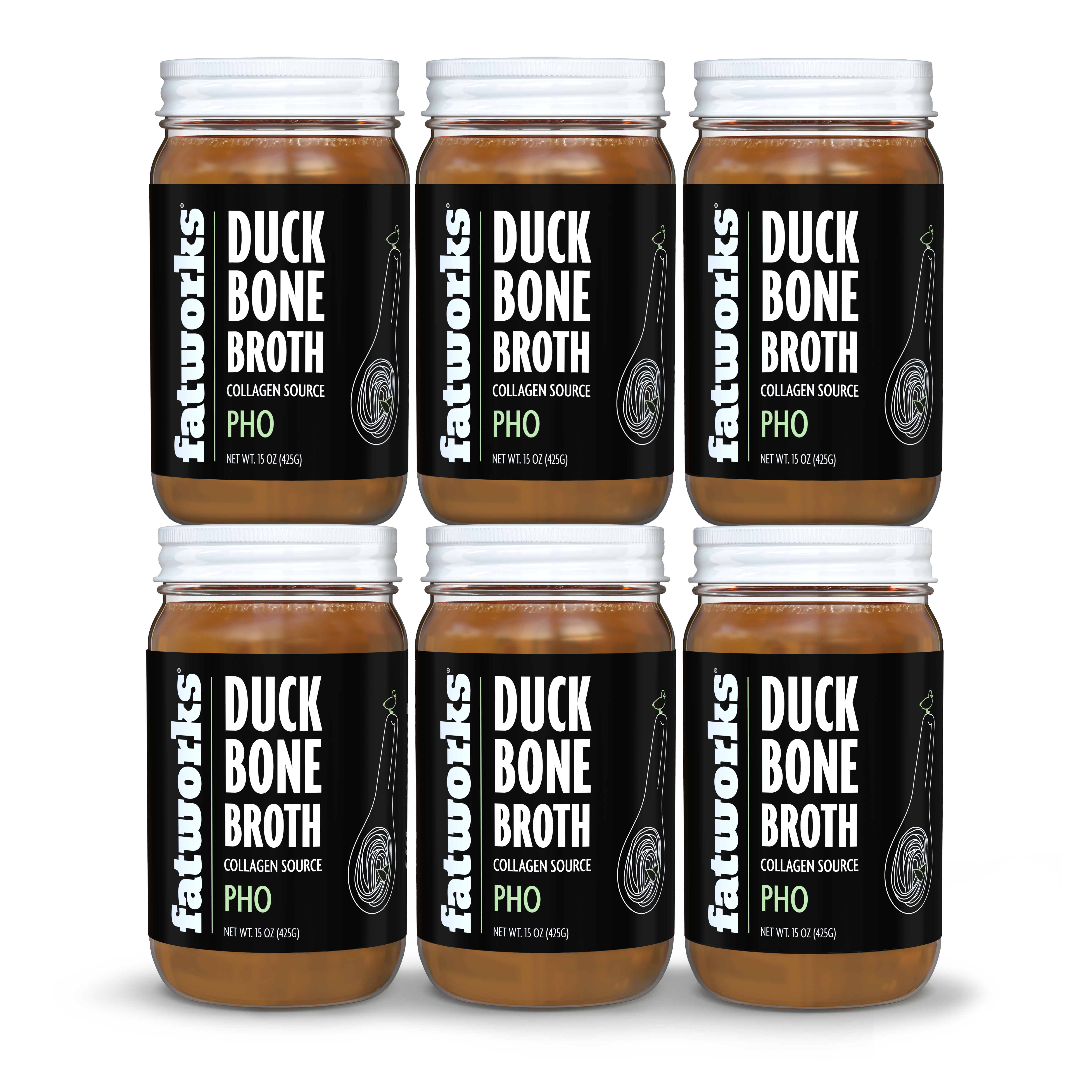 Fatworks - Wholesale Broth - Pho Duck Bone Broth 6 Pack2