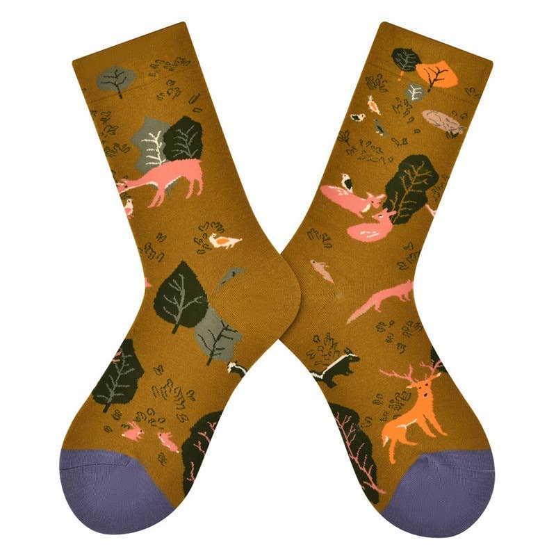 Tourtiwi – Meias - Unissexo por atacado – Meias com padrão de pintura a óleo assimétrico3