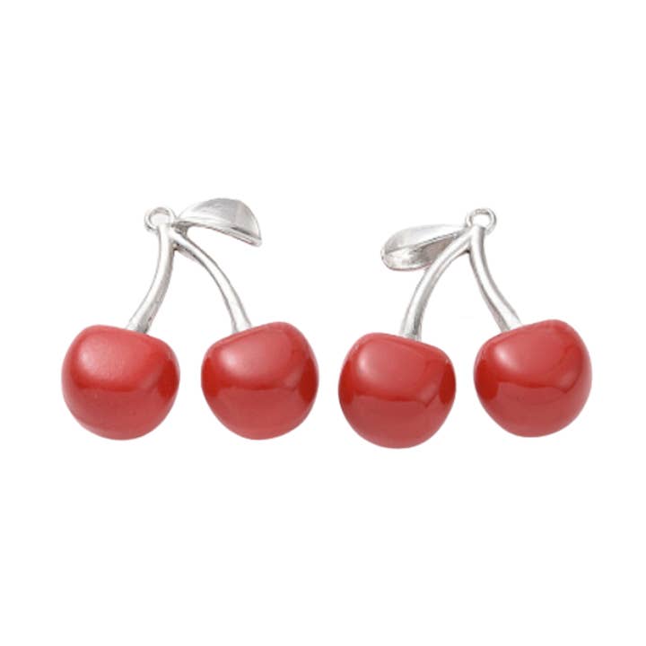 * Silver Cherry Bomb Charm for wholesale by The Charm Bar Company