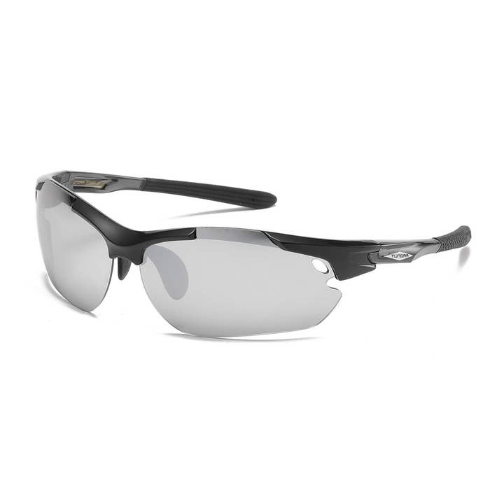 Sunrayzz Imports - Wholesale Sunglasses - Men's - Tundra Semi Rimless Wrap Shades tun4049