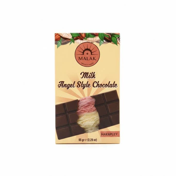 Malak Angel Hair Milk Chocolate Pistachio Cotton Candy 65g for wholesale by Aladdin