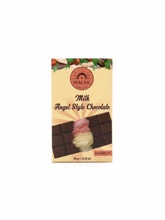 Malak Angel Hair Milk Chocolate Pistachio Cotton Candy 65g for wholesale by Aladdin