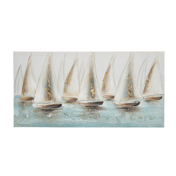 Beachcombers - Wholesale Art Print - Multi Sailboat Wall Art